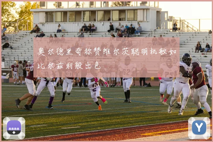奥尔德里奇称赞维尔茨聪明机敏如比尔兹利般出色